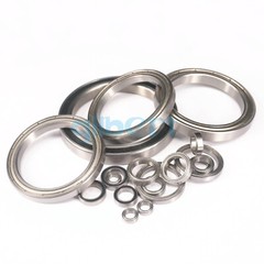 Inner Dia 3mm To 50mm Gcr15 ABEC1/ABEC3 Thin-wall Deep Groove Ball Bearings