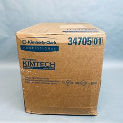 Kimberly Clark Kimtech Kimwipes Case of 15 Boxes with 120 Sheets Each