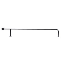 Wall Mounted Clothes Rack Clothing Racks For Hanging Clothes Closet Rod Black