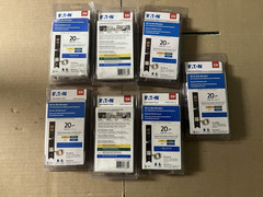 New Eaton CHFN120A1CS 20-Amp 1-Pole Dual Function AFCI/GFCI Breaker 7-Pack