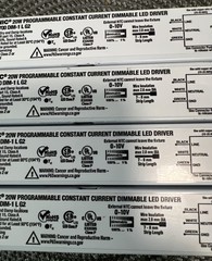 eldoLED Optotronic OTi20 20W LED Driver 120‑277V Programmable Set of 4