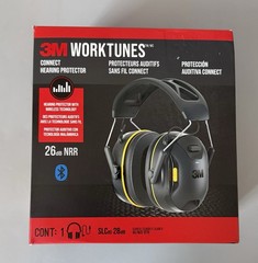 3M Worktunes Bluetooth Connect Hearing Protector 26dB NRR — New Factory Sealed