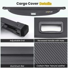 ZTGPMP Kia Sportage 23-26 Cargo Cover Carbon Fiber