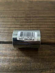 Lot of 19 Generic 784011001323 Galcplg 3/4″ Galvanized Coupling