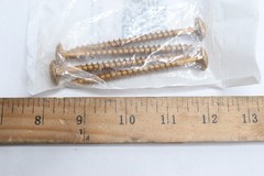 (4-Pk) Mountain Screw Case Hardened Carbon Steel 3-1/2″ 302720