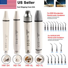 USA Dental Ultrasonic Piezo Scaler Tips/ Wrench/ Scaler Handpiece Fit EMS/DTE