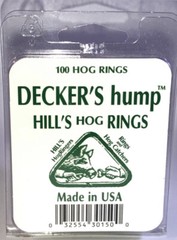 Decker Manufacturing Company, Decker’s Hump Hill’s No.3 Hog Rings,100 Count Box