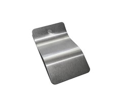S Curve Blank Aluminum Panels for Paint and Powder Coat – 2 x 3.5 Inch