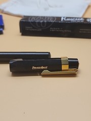 Kaweco Classic Sport Fountain Pen Black Nib Medium Royal Blue Ink 7 Cartridges