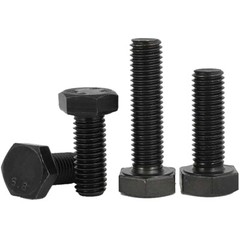 M10 1.0 Fine Thread Grade 8 Alloy Steel Full Thread Hex Head Bolts Screws DIN933