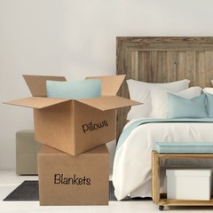 UBMOVE Large 6 Pack Moving Cardboard Boxes 20 x 20 x 15-inches