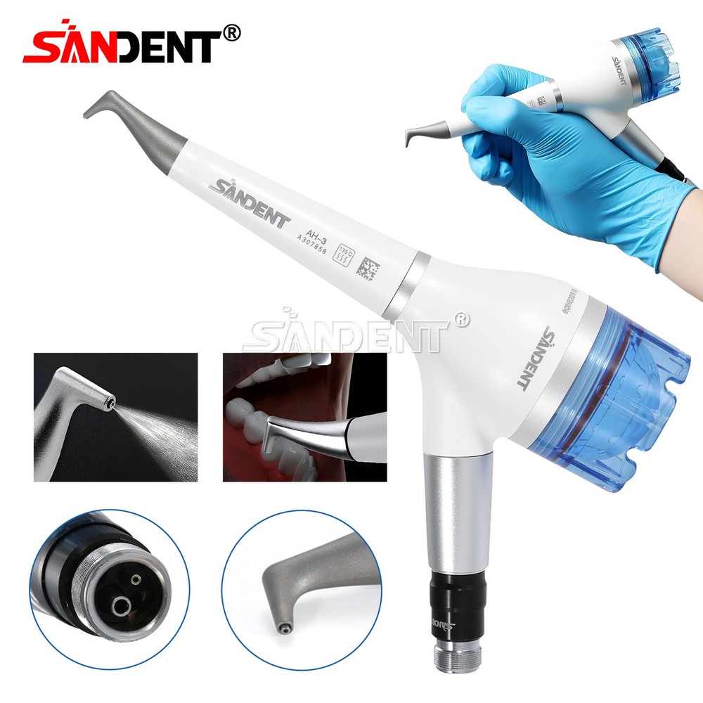 2/4 H Dental Air Polisher Teeth Polishing Handpiece Air Flow Prophy Jet Hygiene