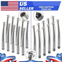 1-10*Dental High Speed Fiber E-generator LED Handpiece 2/4Hole J#B2