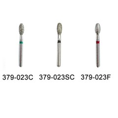 Dental Diamond Burs Egg Football Shape 379-023C/368-023C/379-023XF Coarse Fine