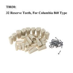 Columbia Dentoform 860 Dental Typodont Mounting Pole With 32pcs Removable Teeth