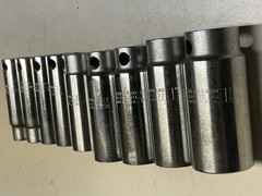 Herbrand 1/2” Drive 12 Pt Deep Sockets 1/2” To 1- 1/8” ~ 9 Pc. Set ~ Vintage USA