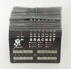 1-500Set Dental Orthodontic Metal MIM Monoblock Brackets Mini Roth 022 345 hooks