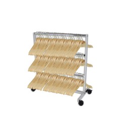 31-1/2”L x 15′”W Chrome Finish 3 Bars Clothing Rack Garment Rack Retail Fixture