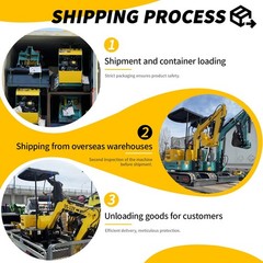 FREE SHIP 2.5Ton Mini Excavator KUBOTA D902 Diesel Side Swing Expand Track Pilot