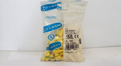 GK-F608P INSULATED FEMALE TERMINAL, 12-10 AWG 4-6mm² YELLOW QTY 100 NIB