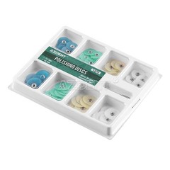 AZDENT Dental Composite Finishing Polishing Disc Metal Bush Contouring Kit