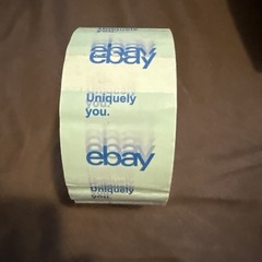 1 Roll Ebay Brand Blue UNIQUELY YOU Packaging Tape 2″ Wide x 75 Yds