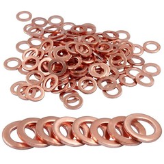120Pcs M6 Copper Flat Washers – Superior Sealing Solution for Professionals