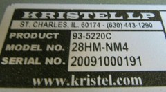 REPLACEMENT MONITOR FOR HAAS KRISTEL LP 93-5220C 28HM-NM4 PLUG AND PLAY