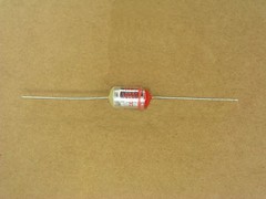 S01006 (2 Pc Lot) 0.01 ufd 160 volt 160V 2.5 % axial polystyrene capacitor