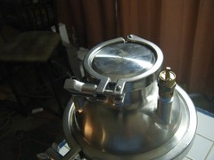 ATG Pharma 316L Stainless Pressure Vessel Tank 1 gal for capsule filling etc