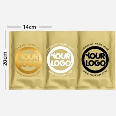 Custom Print Bag Flat Mylar Foil Heat-Sealable Custom Print Pouch 5.5×7.75″