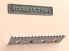 Rare Antique The L.S. Starrett Co. Hardened Steel Piano Center & Tuning Pin Gage