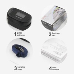 CMS50NA Finger Tip Oximeter OLED Blood Oxygen Spo2 Pulse Heart Rate Monitor