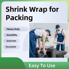 Stretch Wrap Film Heavy Duty 11.8 Inch Wide 500Ft Shrink Wrap Roll Self Adhering