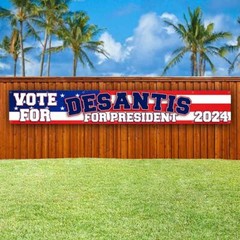 DESANTIS 2024 XXL Banner Advertising Vinyl Flag Sign Many LARGE SIZES ELECTION