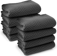 Sure-Max 8 Moving & Packing Blankets – Ultra Thick Pro – 80″ X 72″ (65 Lb/Dz Wei