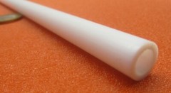 PTFE Teflon Straight Tube 7/16 OD x 5/16 ID x 1/16 Wall x 1 Foot Length