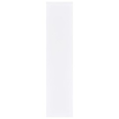 Pemberly Row Transitional 3-Shelf Engineered Wood Media Tower in White