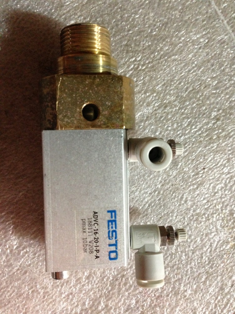 FESTO ADVC-16-20-I-P-A, 188111, V208, ADVC1620IPA, Pmax 10bar, BOX C #1600F