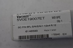 Widia Hanita Varimill Corner Radius End Mill WS15PE Grade 5V0E19007ET 5 Flute