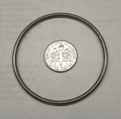 5 PARKER 32SBR-SS NOS ORFS BRAZING RING 2″ SIZE 2.015″ OD. ROUND 090″ THICK