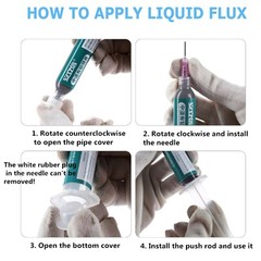 30g BGA Tin Solder Paste Sn63/Pb37 Syringe Liquid Flux Welding Soldering Tool