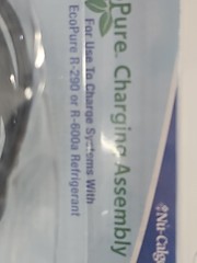 Nu-Calgon 4175-10 EcoPure Refrigerant Charging Assembly Hose R-290 R-600a NIP