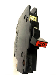 NC120 FPE 20 Amp 1 Pole Stab-Lok “Thin” Federal Pacific Breakers NC20 RED