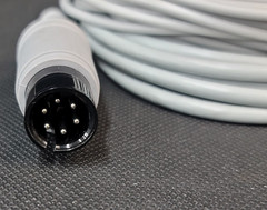 Welch Allyn ECG Cable 6 Pin 5 Leads Snap AHA Compatible 12′ 008-0313-00