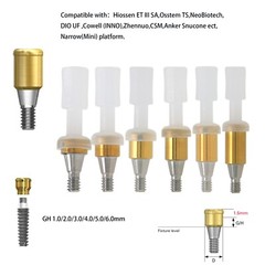 US Hiossen ET Overdenture Locator Abutment Compatible Mini/standard Implants