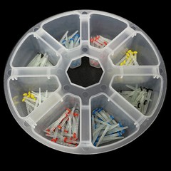 200 Pcs Dental Fiber Post Glass Quartz Teeth Restorative 1.2 1.4 1.6 1.8mm Posts