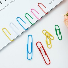 Paper Clips Assorted Sizes, Cute 350PCS, Red,green,blue,pink,white,yellow