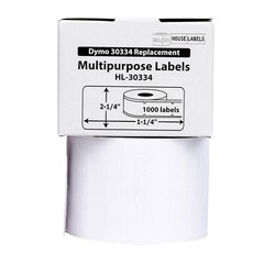 DYMO LW 30334 Medium Multipurpose Labels – (5) Rolls of 1000 – FREE & FAST SHIP