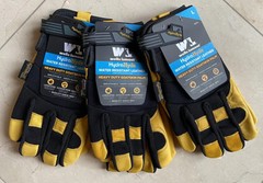 3 Pairs Wells Lamont Men’s HydraHyde Leather Work Gloves Select Size M, L, XL